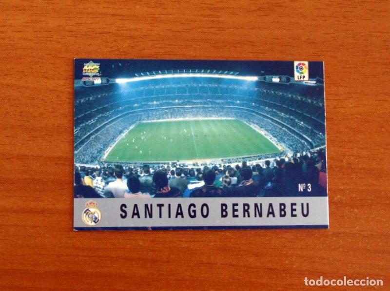 Cromos de F&uacute;tbol: Real Madrid - N&ordm; 3, Santiago Bernabeu - Mundicromo Fichas Liga 1997-1998, 97-98 - Mundi Cromo
