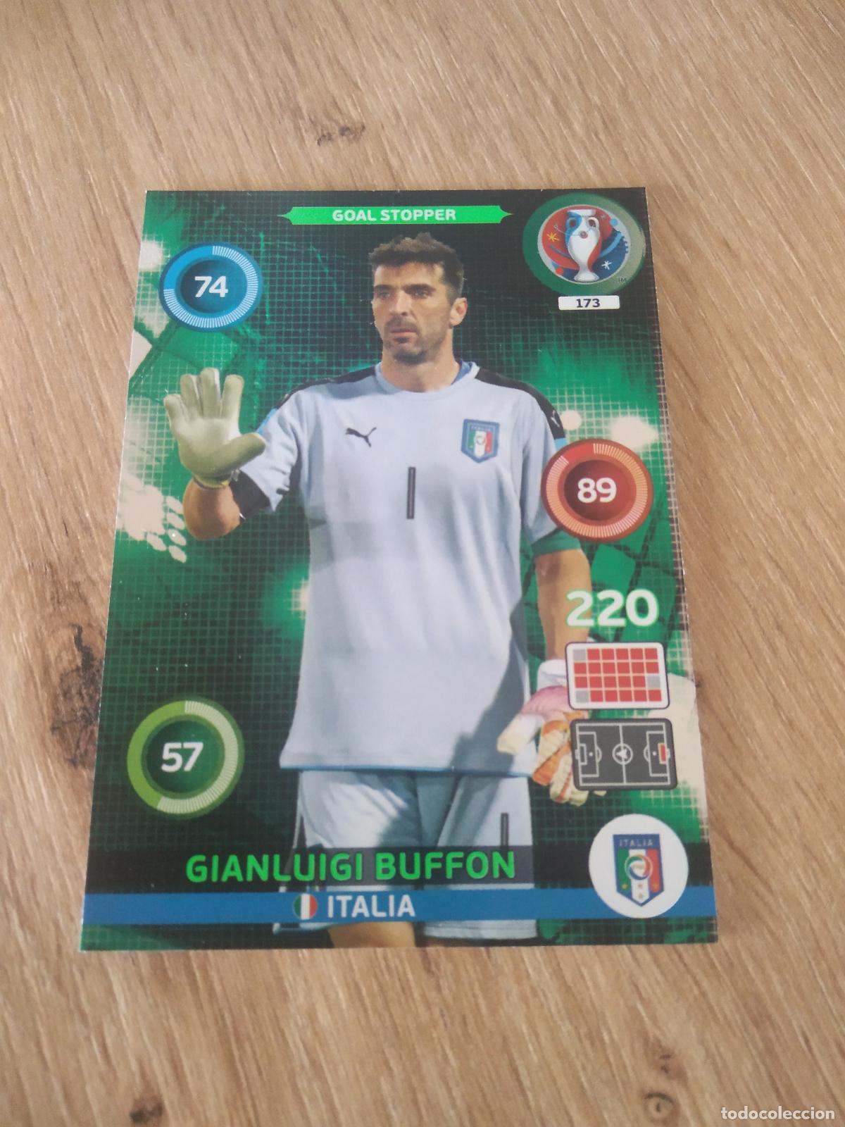 Cromos de F&uacute;tbol: 173 BUFFON ITALIA CROMO FUTBOL PANINI EURO 2016 EUROCOPA ADRENALYN