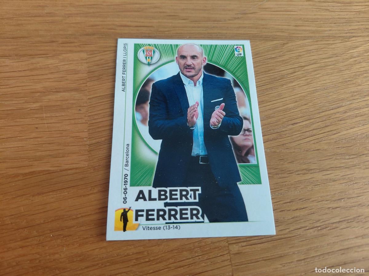 Football Stickers: Ferrer -- n&ordm; 22 -- Entrenador -- C&oacute;rdoba -- 14/15 -- Este -- Nunca pegado