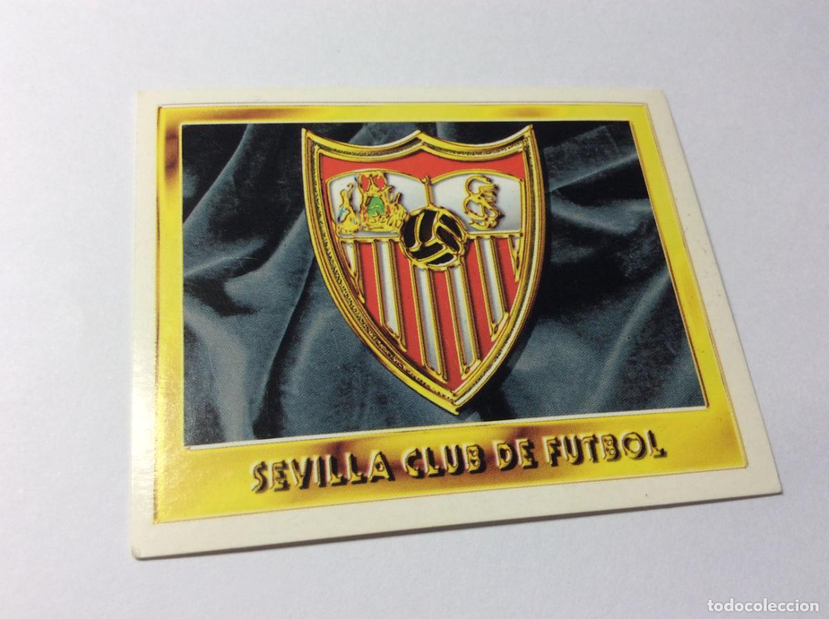 Football Stickers: Escudo Sevilla CF Este 95 96 1995 1996