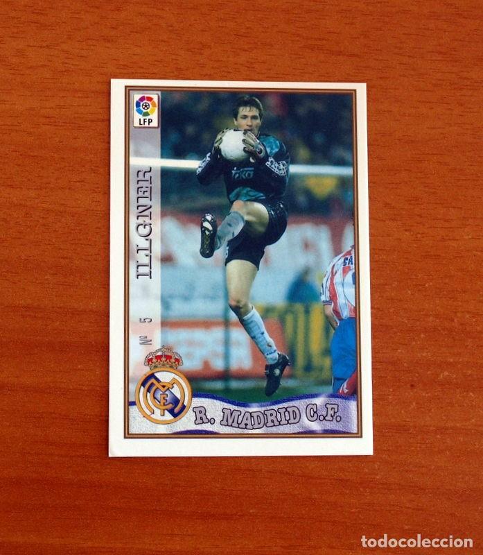 Cromos de F&uacute;tbol: Real Madrid - N&ordm; 5 Bodo Illgner - Mundicromo ficha de la Liga 1997-1998, 97-98