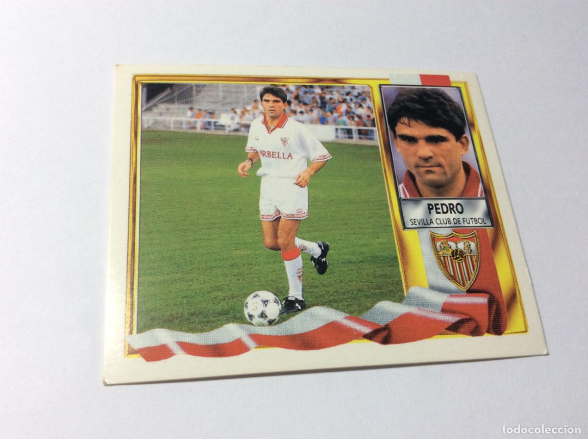 Cromos de F&uacute;tbol: Pedro Sevilla CF Este 95 96 1995 1996