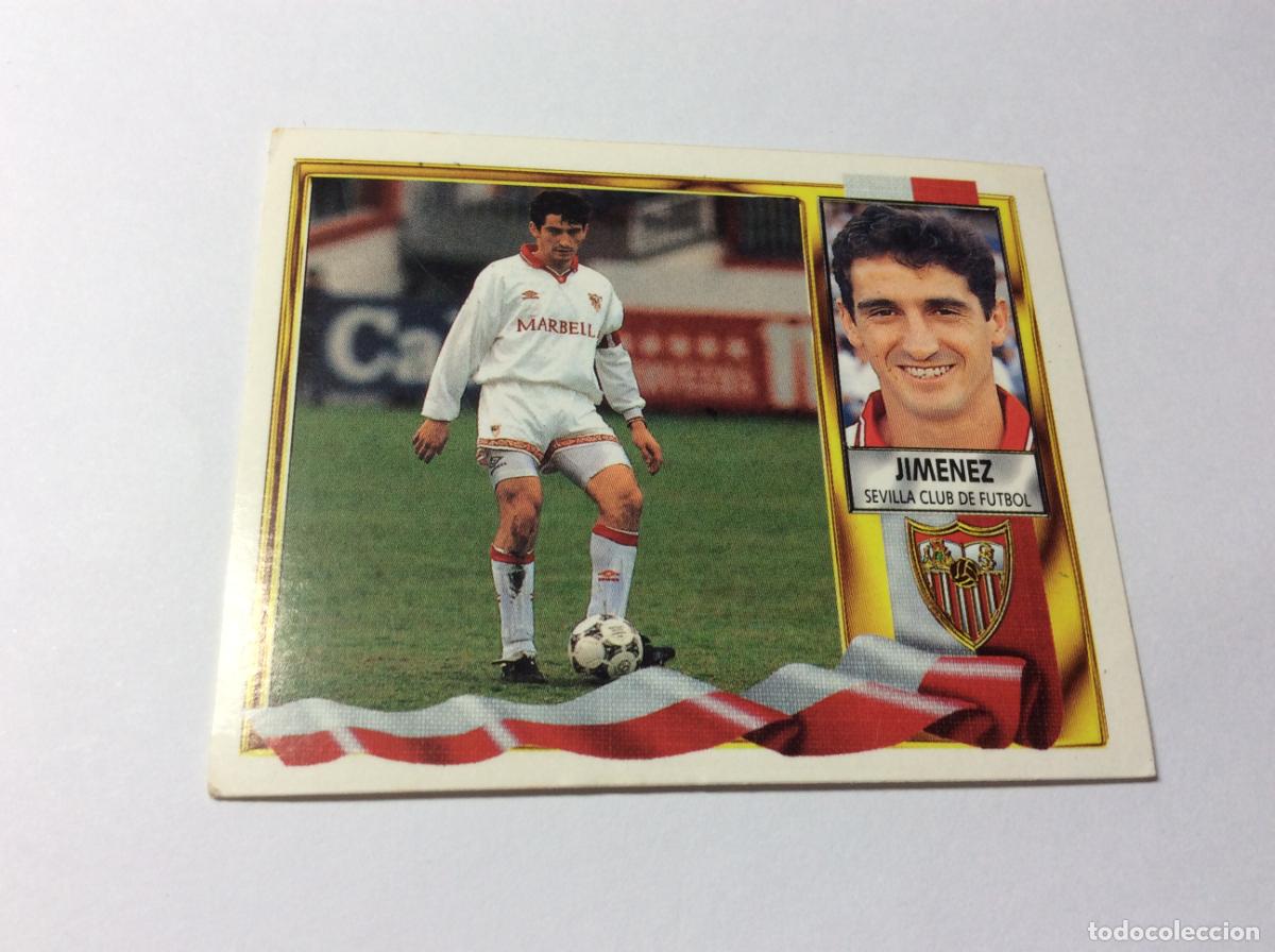Cromos de F&uacute;tbol: Jimenez Sevilla CF Este 95 96 1995 1996