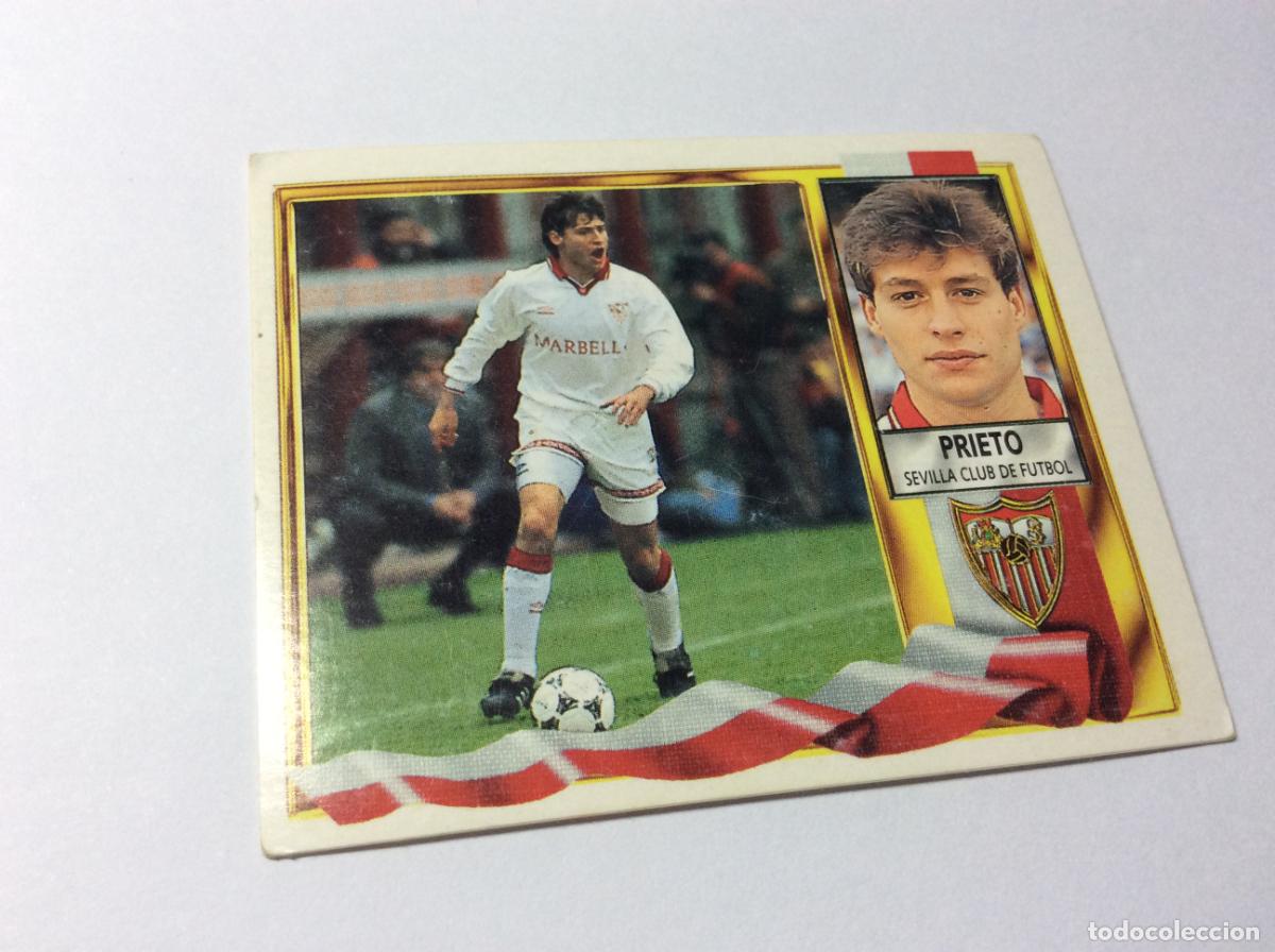Cromos de F&uacute;tbol: Prieto Sevilla CF Este 95 96 1995 1996
