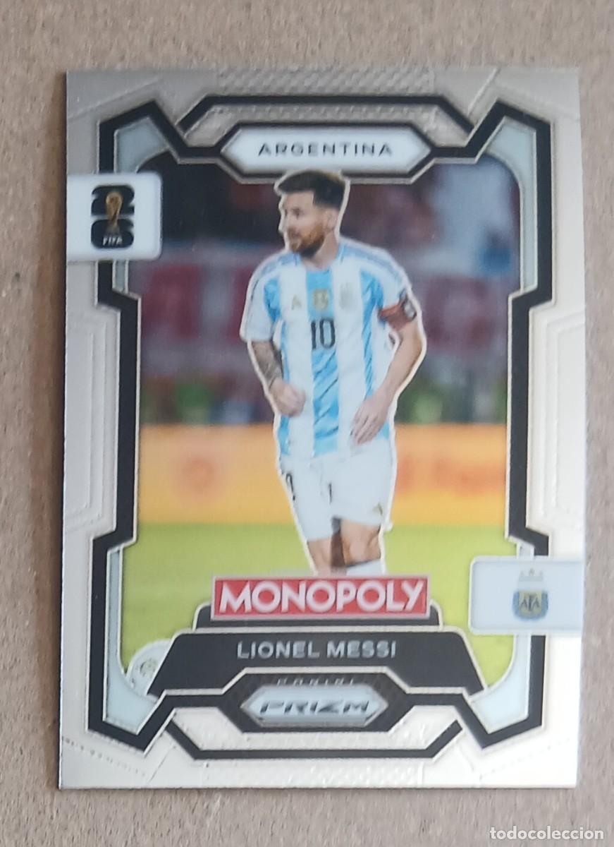 Cromos de F&uacute;tbol: CROMO n&ordm; 1 MESSI ARGENTINA MONOPOLY PRIZM FIFA WORLD CUP 2026. Nuevo.
