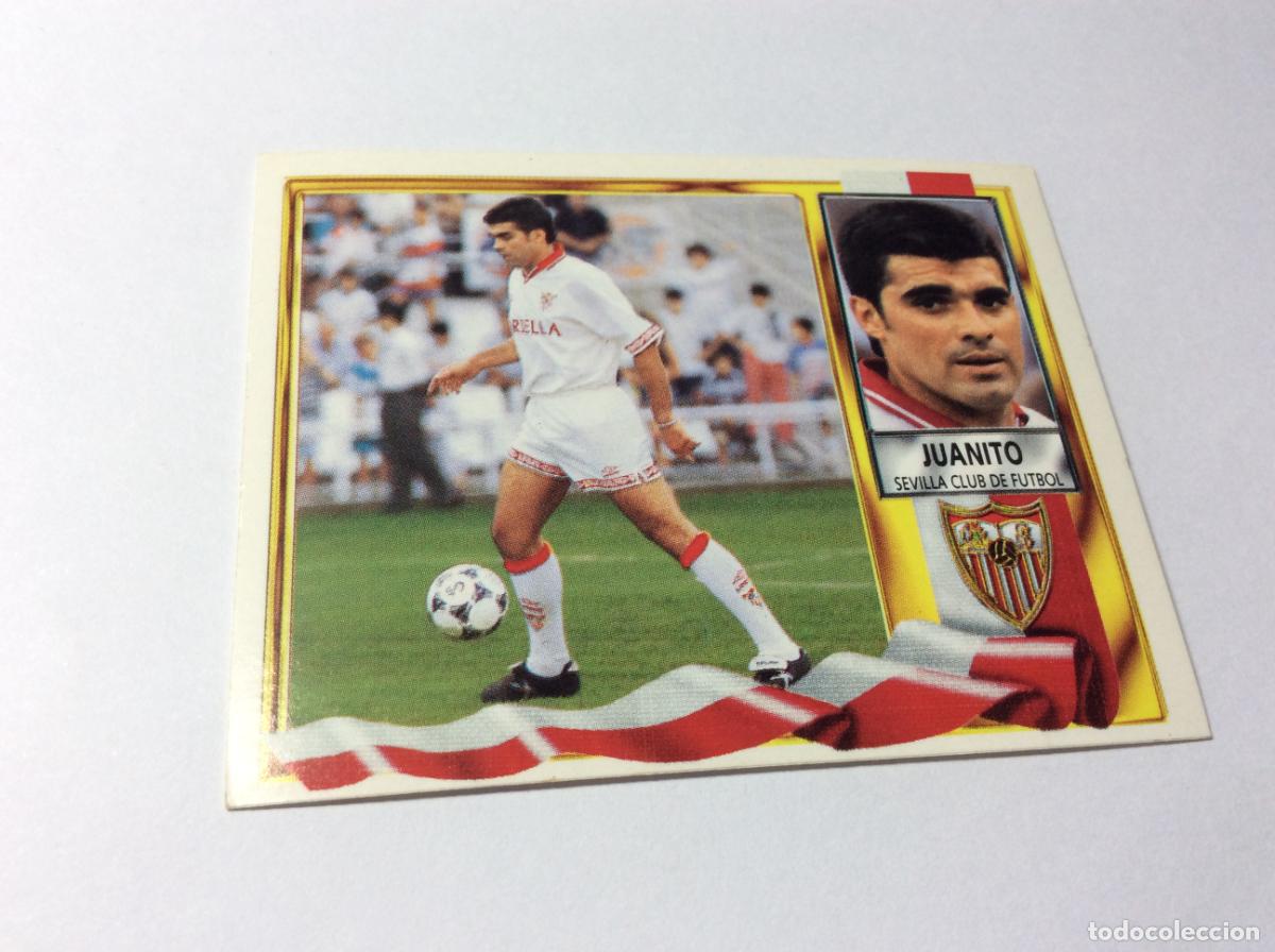 Cromos de F&uacute;tbol: Juanito Sevilla CF Este 95 96 1995 1996