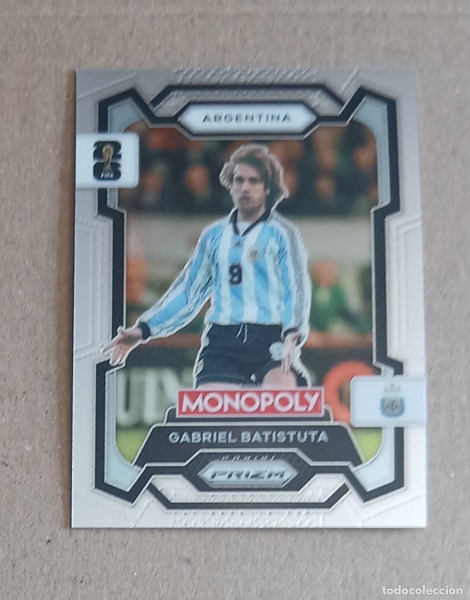 Fu&szlig;ball-Sticker: CROMO n&ordm; 4 GABRIEL BATISTUTA ARGENTINA MONOPOLY PRIZM FIFA WORLD CUP 2026. Nuevo.