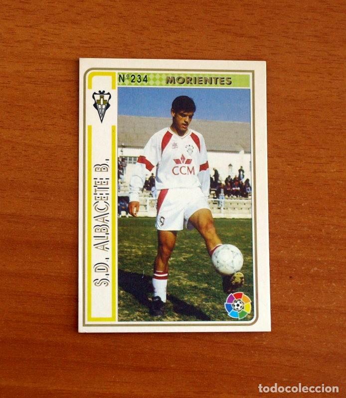 Fu&szlig;ball-Sticker: Albacete -N&ordm; 234 Morientes -Rookie -Mundicromo Las Fichas de la Liga 1994-1995-94-95