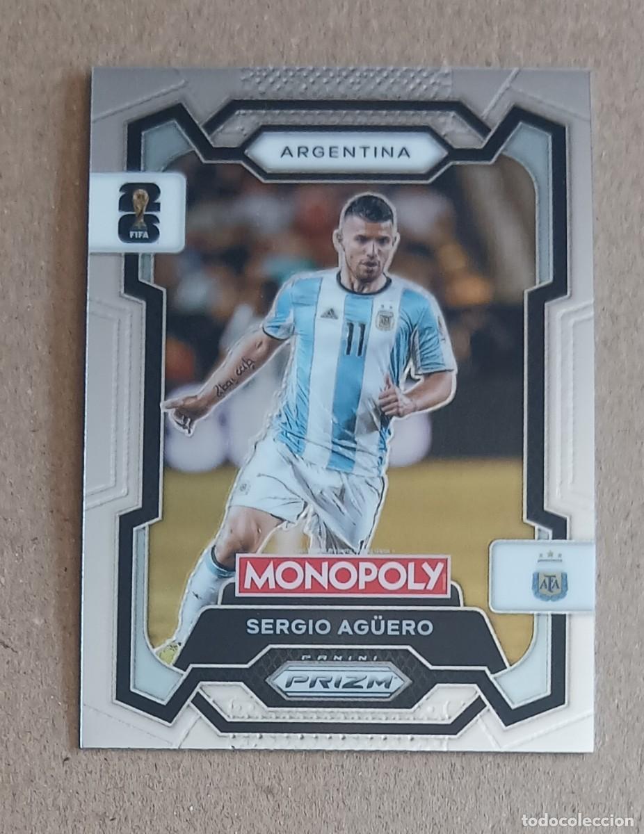 Fu&szlig;ball-Sticker: CROMO n&ordm; 6 SERGIO AG&Uuml;ERO ARGENTINA MONOPOLY PRIZM FIFA WORLD CUP 2026. Nuevo.