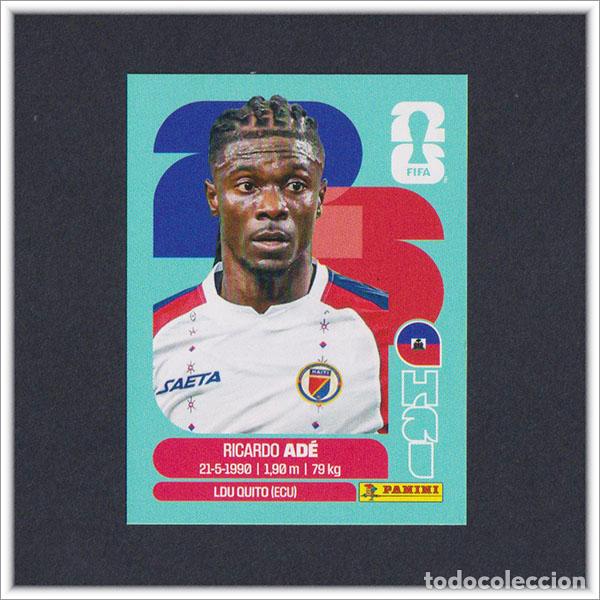 Cartes &agrave; collectionner de Football: FIFA WORLD CUP 2026 26 MUNDIAL PANINI RICARDO ADE HAI 6 HAIT&Iacute; COLECCI&Oacute;N LIGA ALBUM STICKER