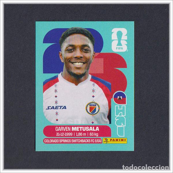 Cartes &agrave; collectionner de Football: FIFA WORLD CUP 2026 26 MUNDIAL PANINI METUSALA HAI 8 HAIT&Iacute; COLECCI&Oacute;N LIGA ALBUM STICKER