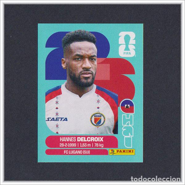 Cartes &agrave; collectionner de Football: FIFA WORLD CUP 2026 26 MUNDIAL PANINI DELCROIX HAI 9 HAIT&Iacute; COLECCI&Oacute;N LIGA ALBUM STICKER