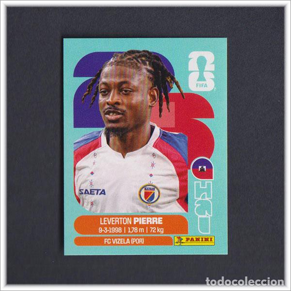 Cartes &agrave; collectionner de Football: FIFA WORLD CUP 2026 26 MUNDIAL PANINI PIERRE HAI 10 HAIT&Iacute; COLECCI&Oacute;N LIGA ALBUM STICKER