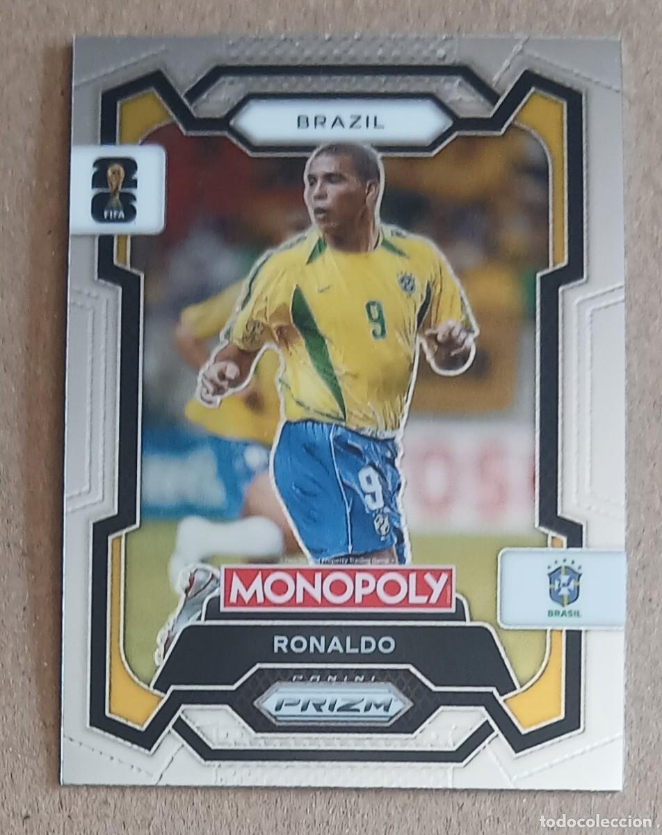 Cromos de F&uacute;tbol: CROMO n&ordm; 18 RONALDO BRASIL MONOPOLY PRIZM FIFA WORLD CUP 2026. Nuevo.