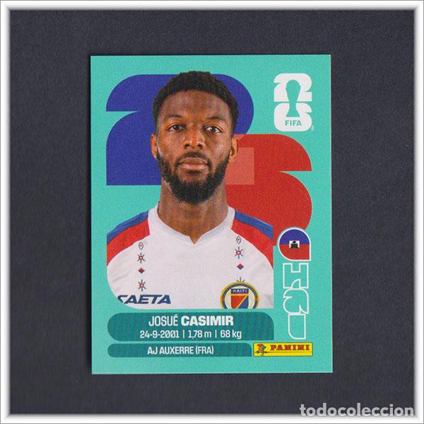Cromos de F&uacute;tbol: FIFA WORLD CUP 2026 26 MUNDIAL PANINI CASIMIR HAI 16 HAIT&Iacute; COLECCI&Oacute;N LIGA ALBUM STICKER