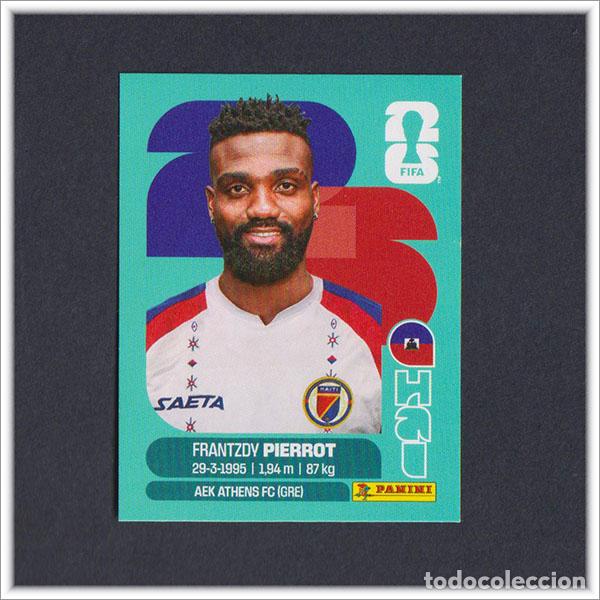 Cromos de F&uacute;tbol: FIFA WORLD CUP 2026 26 MUNDIAL PANINI PIERROT HAI 20 HAIT&Iacute; COLECCI&Oacute;N LIGA ALBUM STICKER