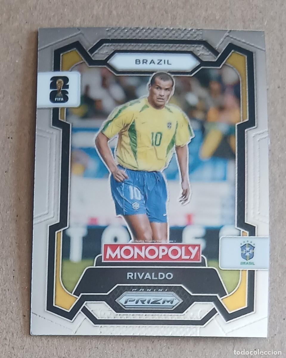 Cromos de F&uacute;tbol: CROMO n&ordm; 21 RIVALDO BRASIL MONOPOLY PRIZM FIFA WORLD CUP 2026. Nuevo.
