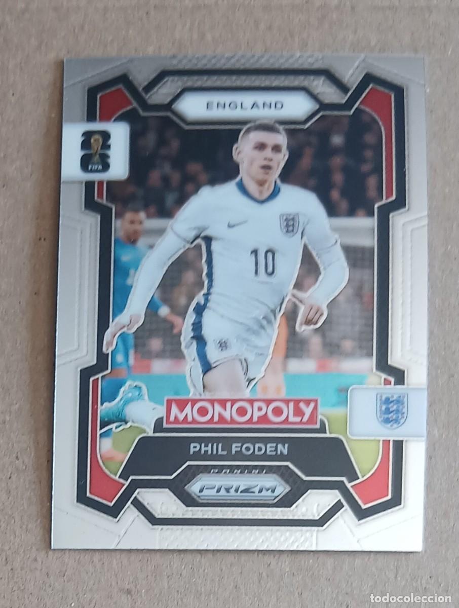 Cromos de F&uacute;tbol: CROMO n&ordm; 29 PHIL FODEN INGLATERRA MONOPOLY PRIZM FIFA WORLD CUP 2026. Nuevo.