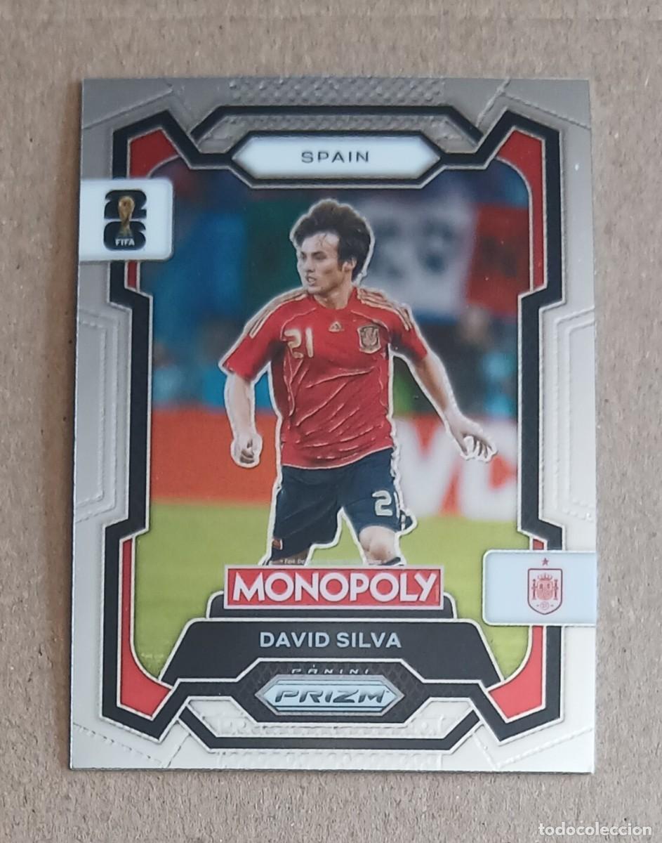 Cartes &agrave; collectionner de Football: CROMO n&ordm; 42 DAVID SILVA ESPA&Ntilde;A MONOPOLY PRIZM FIFA WORLD CUP 2026. Nuevo.
