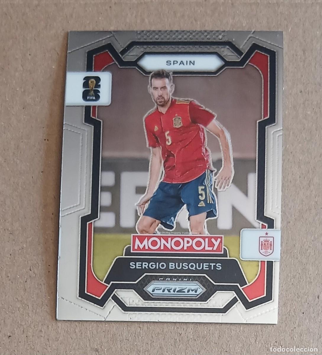 Cromos de Futebol: CROMO n&ordm; 45 SERGIO BUSQUETS ESPA&Ntilde;A MONOPOLY PRIZM FIFA WORLD CUP 2026. Nuevo.