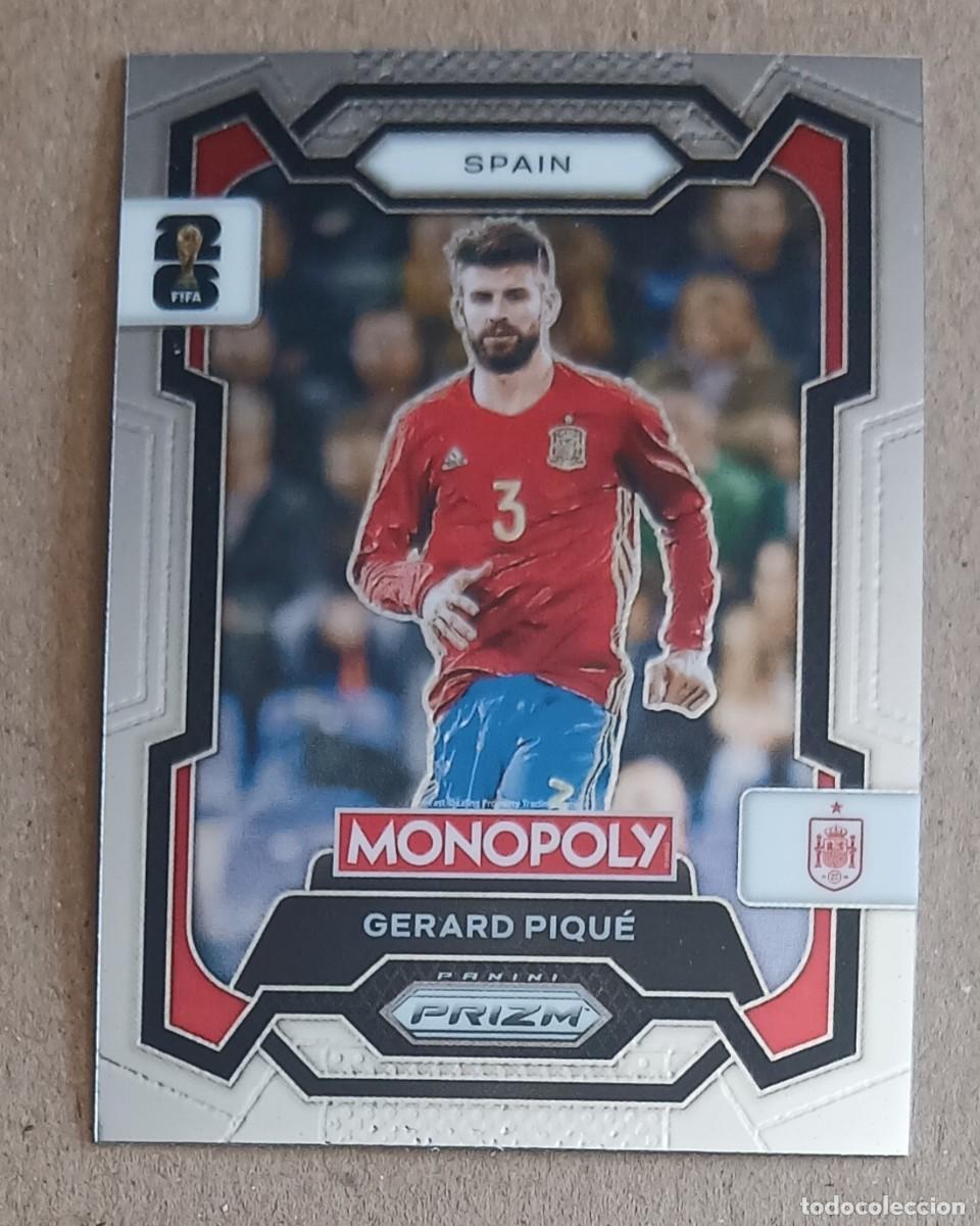 Fu&szlig;ball-Sticker: CROMO n&ordm; 46 GERARD PIQU&Eacute; ESPA&Ntilde;A MONOPOLY PRIZM FIFA WORLD CUP 2026. Nuevo.