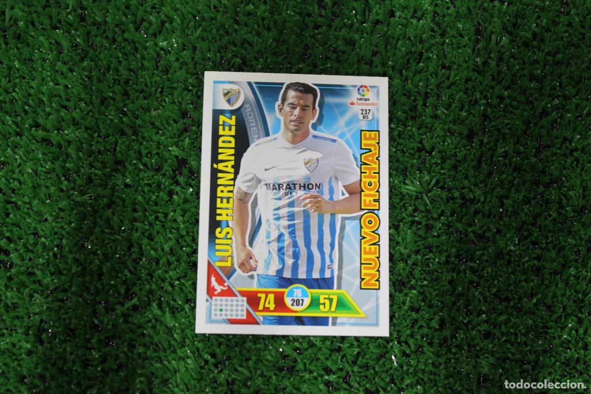 Cromos de Futebol: 237 BIS LUIS HERN&Aacute;NDEZ ADRENALYN XL 2016 2017 16 17 LALIGA SANTANDER