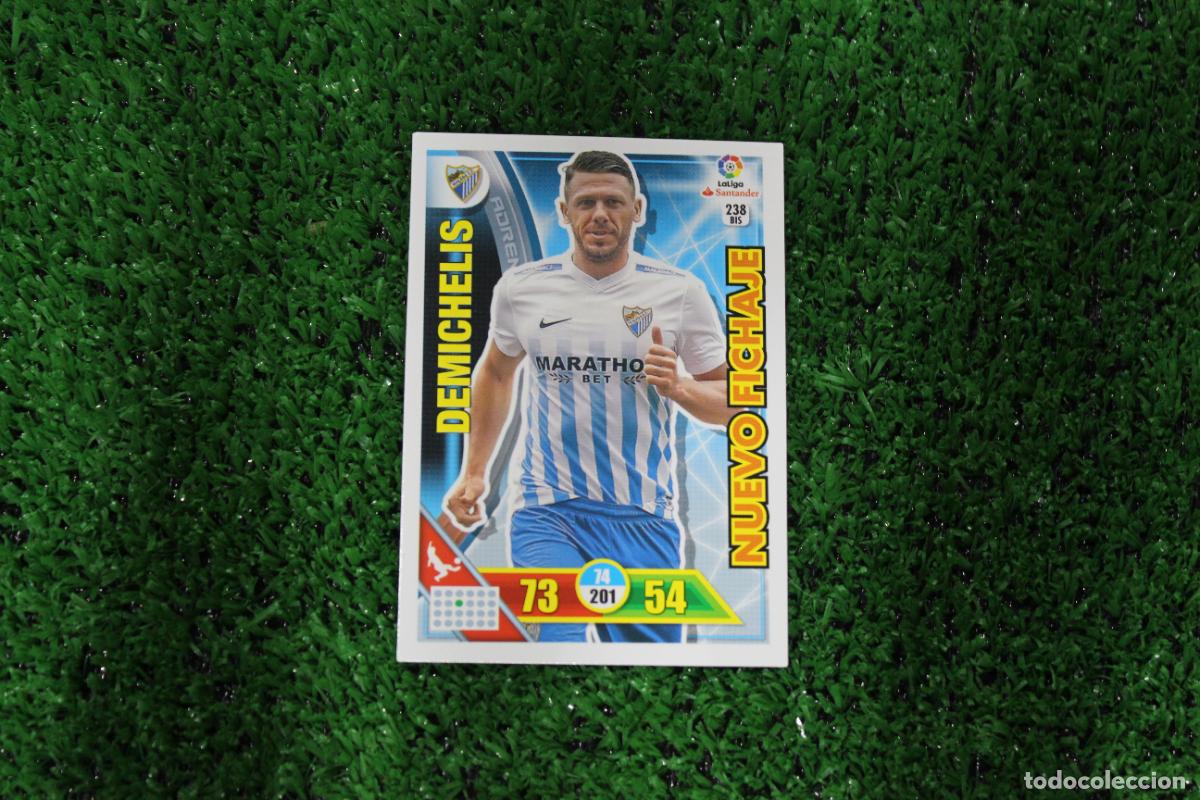 Cromos de Futebol: 238 BIS DEMICHELIS ADRENALYN XL 2016 2017 16 17 LALIGA SANTANDER