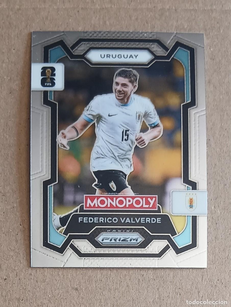 Cromos de f&uacute;tbol: CROMO n&ordm; 65 FEDERICO VALVERDE URUGUAY MONOPOLY PRIZM FIFA WORLD CUP 2026. Nuevo.