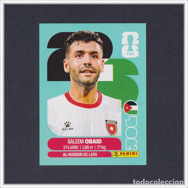 Cromos de F&uacute;tbol: FIFA WORLD CUP 2026 26 MUNDIAL PANINI OBAID JOR 7 JORDANIA COLECCI&Oacute;N LIGA ALBUM STICKER