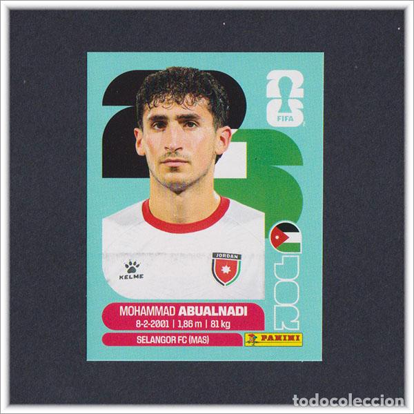 Cromos de F&uacute;tbol: FIFA WORLD CUP 2026 26 MUNDIAL PANINI ABUALNADI JOR 8 JORDANIA COLECCI&Oacute;N LIGA ALBUM STICKER