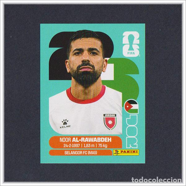 Cromos de F&uacute;tbol: FIFA WORLD CUP 2026 26 MUNDIAL PANINI AL-RAWABDEH JOR 11 JORDANIA COLECCI&Oacute;N LIGA ALBUM STICKER