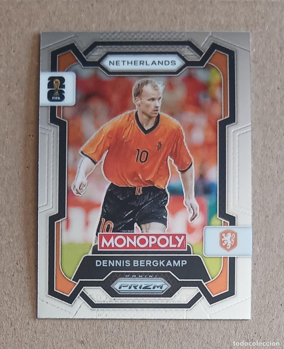 Cromos de F&uacute;tbol: CROMO n&ordm; 74 DENNIS BERGKAMP HOLANDA MONOPOLY PRIZM FIFA WORLD CUP 2026. Nuevo.