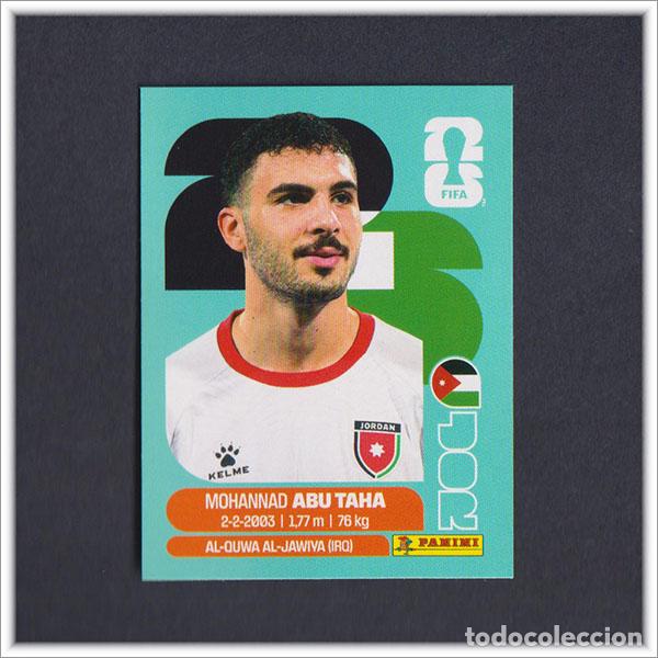 Cromos de F&uacute;tbol: FIFA WORLD CUP 2026 26 MUNDIAL PANINI ABU TAHA JOR 12 JORDANIA COLECCI&Oacute;N LIGA ALBUM STICKER