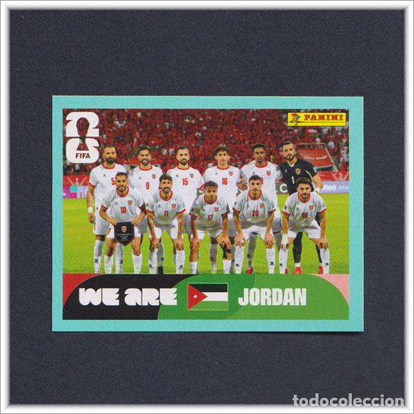 Cromos de F&uacute;tbol: FIFA WORLD CUP 2026 26 MUNDIAL PANINI EQUIPO ALINEACI&Oacute;N JOR 13 JORDANIA COLECCI&Oacute;N LIGA ALBUM STICKER