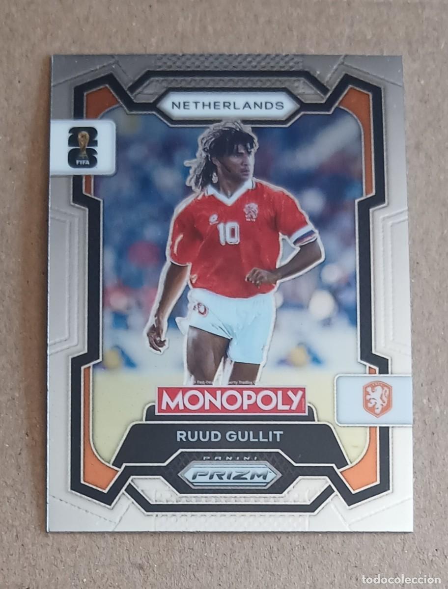 Cromos de F&uacute;tbol: CROMO n&ordm; 75 RUUD GULLIT HOLANDA MONOPOLY PRIZM FIFA WORLD CUP 2026. Nuevo.