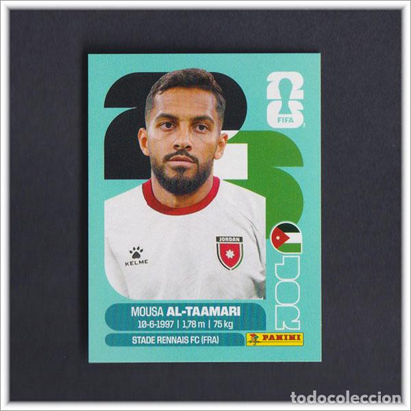 Cromos de F&uacute;tbol: FIFA WORLD CUP 2026 26 MUNDIAL PANINI AL-TAAMARI JOR 15 JORDANIA COLECCI&Oacute;N LIGA ALBUM STICKER