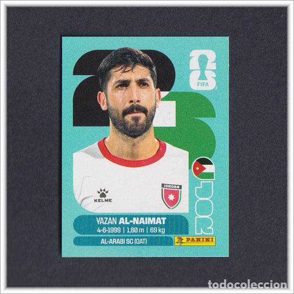 Cromos de F&uacute;tbol: FIFA WORLD CUP 2026 26 MUNDIAL PANINI AL-NAIMAT JOR 16 JORDANIA COLECCI&Oacute;N LIGA ALBUM STICKER