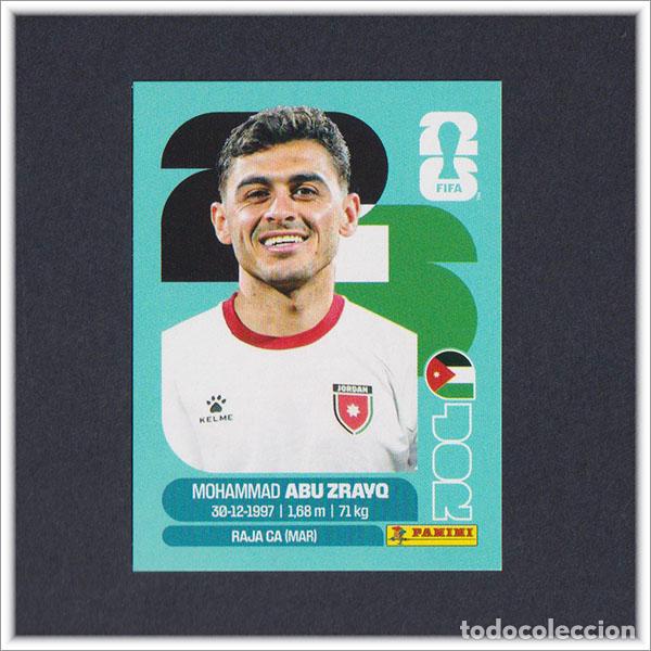 Cromos de F&uacute;tbol: FIFA WORLD CUP 2026 26 MUNDIAL PANINI ABU ZRAYQ JOR 19 JORDANIA COLECCI&Oacute;N LIGA ALBUM STICKER