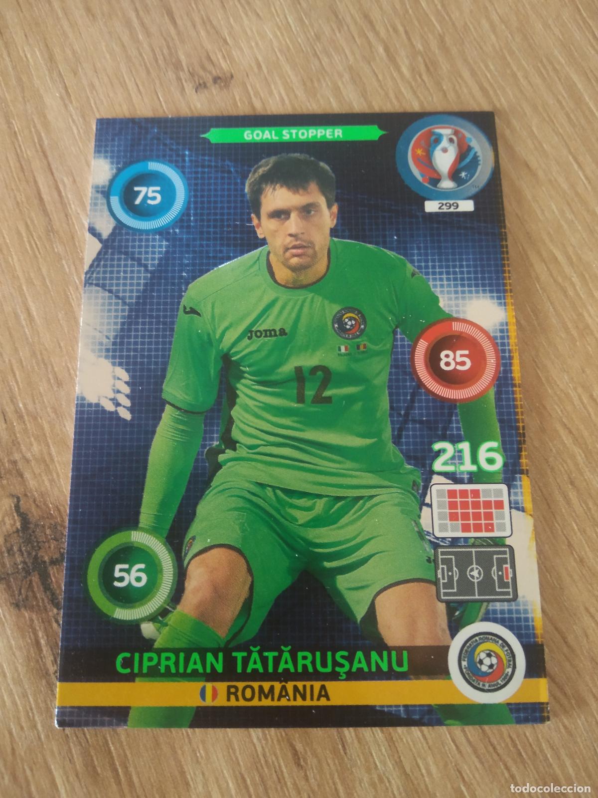 Cromos de F&uacute;tbol: 299 TATARUSANU RUMANIA CROMO FUTBOL PANINI EURO 2016 EUROCOPA ADRENALYN