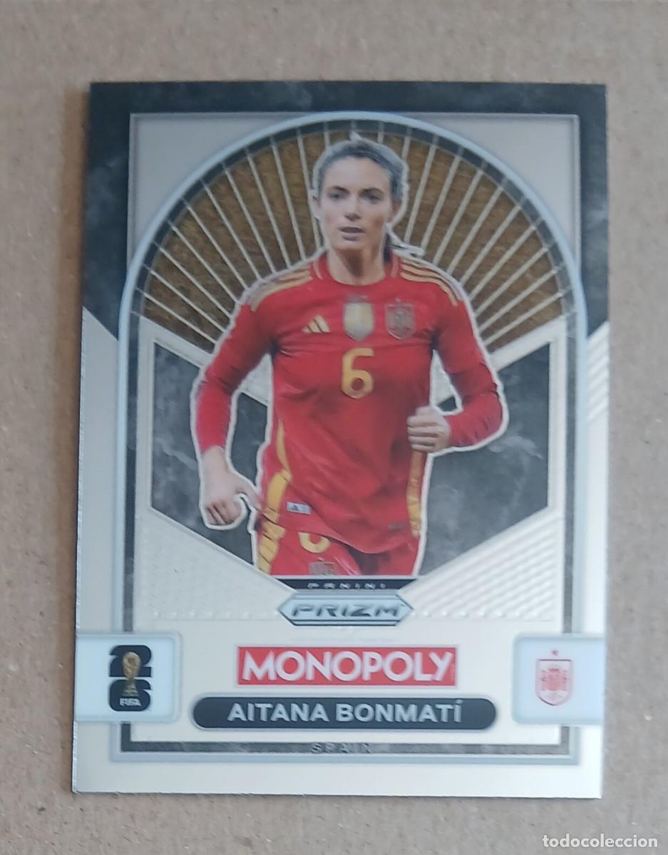 Cromos de F&uacute;tbol: CROMO n&ordm; 99 AITANA BONMAT&Iacute; ESPA&Ntilde;A MONOPOLY PRIZM FIFA WORLD CUP 2026. Nuevo.