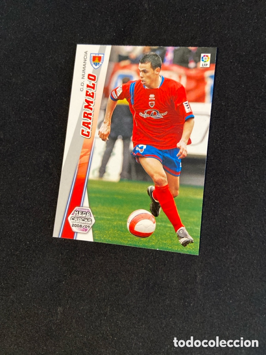 Figurine di Calcio: CARMELO 212 (NUMANCIA) PANINI MEGACRACKS 2008-2009 08 09 CROMO CARTA M-5