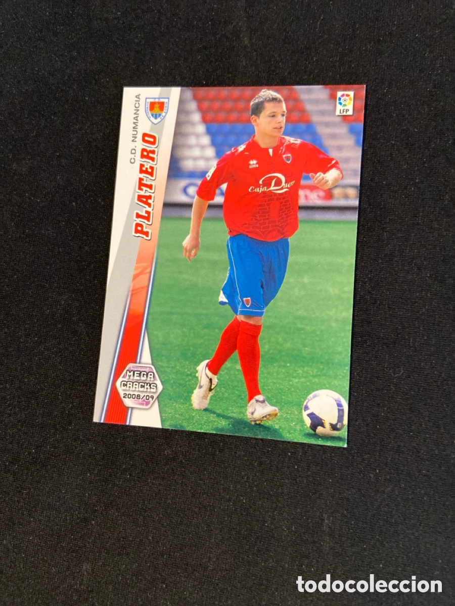 Cromos de f&uacute;tbol: PLATERO 216 (NUMANCIA) PANINI MEGACRACKS 2008-2009 08 09 CROMO CARTA M-5
