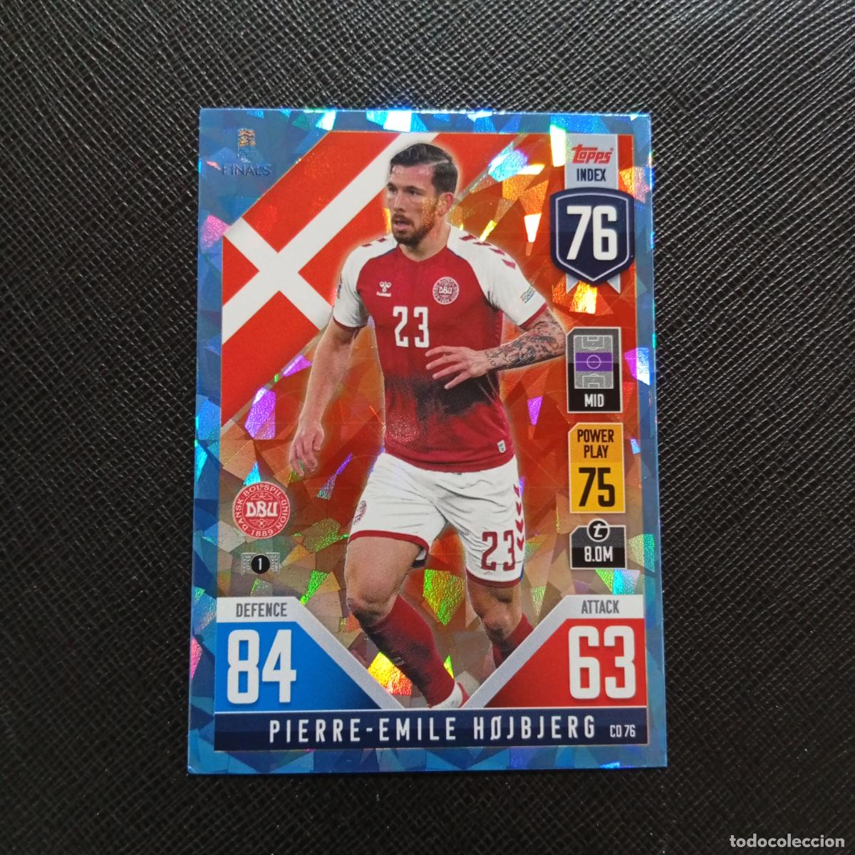 Cromos de F&uacute;tbol: HOJBJERG DINAMARCA TOPPS MATCH ATTAX ROAD TO FINALS UEFA NATIONS LEAGUE 2022 A82 PG145 CRYSTAL