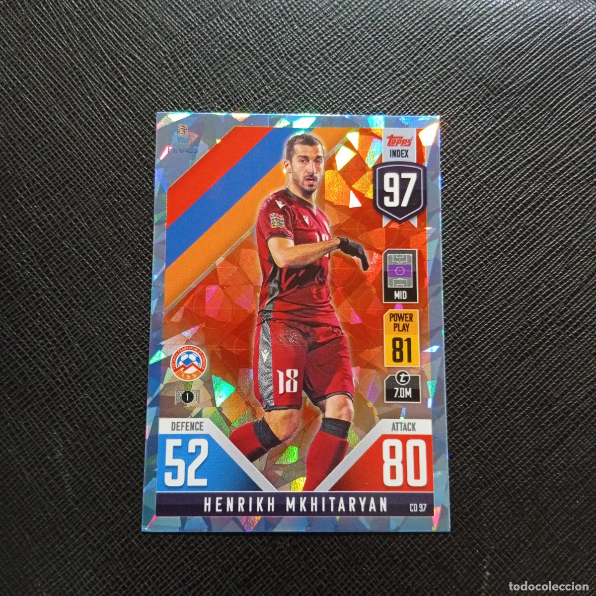 Cromos de F&uacute;tbol: MKHITARYAN ARMENIA TOPPS MATCH ATTAX ROAD TO FINALS UEFA NATIONS LEAGUE 2022 A82 PG163 CRYSTAL