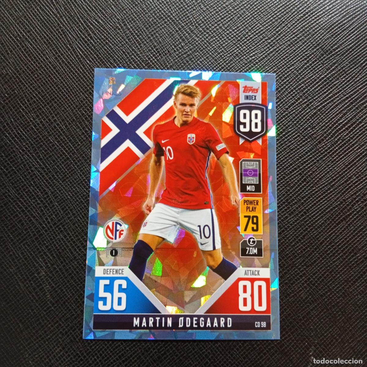 Cromos de F&uacute;tbol: MARTIN ODEGAARD NORUEGA TOPPS MATCH ATTAX ROAD TO FINALS UEFA NATIONS LEAGUE 2022 A82 PG163 CRYSTAL