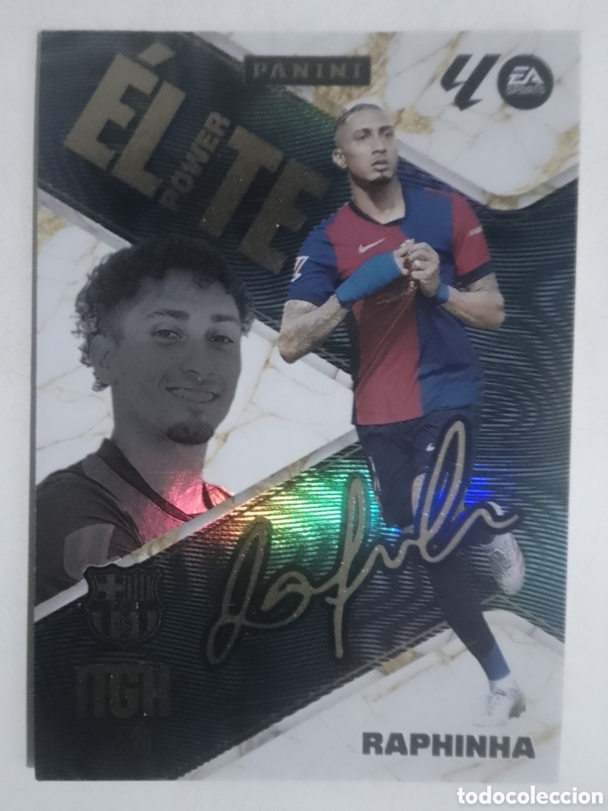 Cromos de F&uacute;tbol: Megacracks 2025/26 P 16 Raphina &bull; Barcelona. &Eacute;LITE.