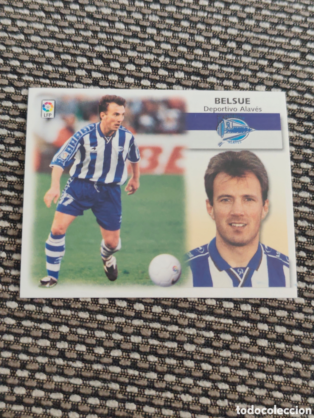 Cromos de F&uacute;tbol: BAJA BELSUE ALAV&Eacute;S EDICIONES ESTE 1999 2000