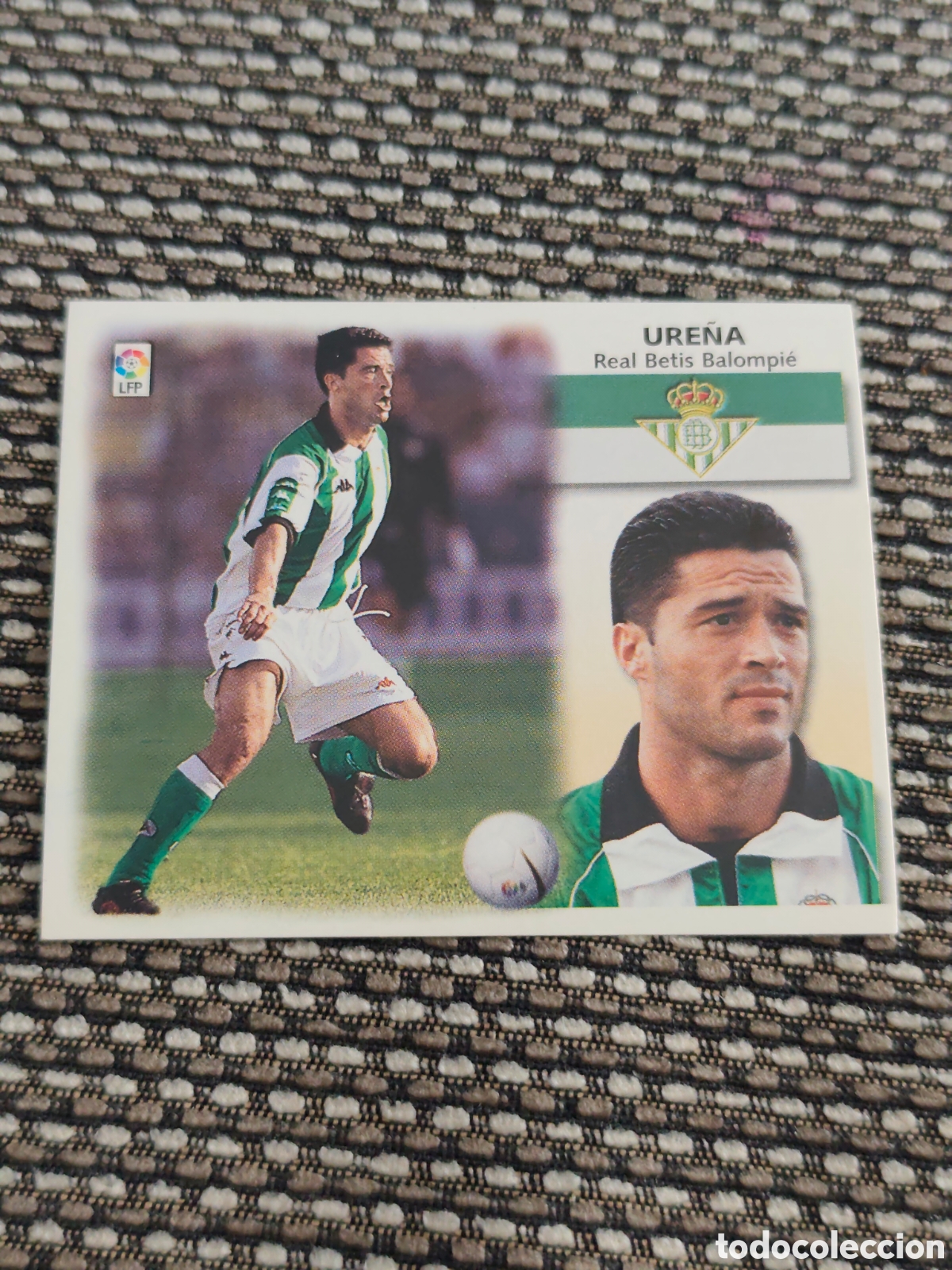 Cromos de F&uacute;tbol: BAJA URE&Ntilde;A REAL BETIS EDICIONES ESTE 1999 2000