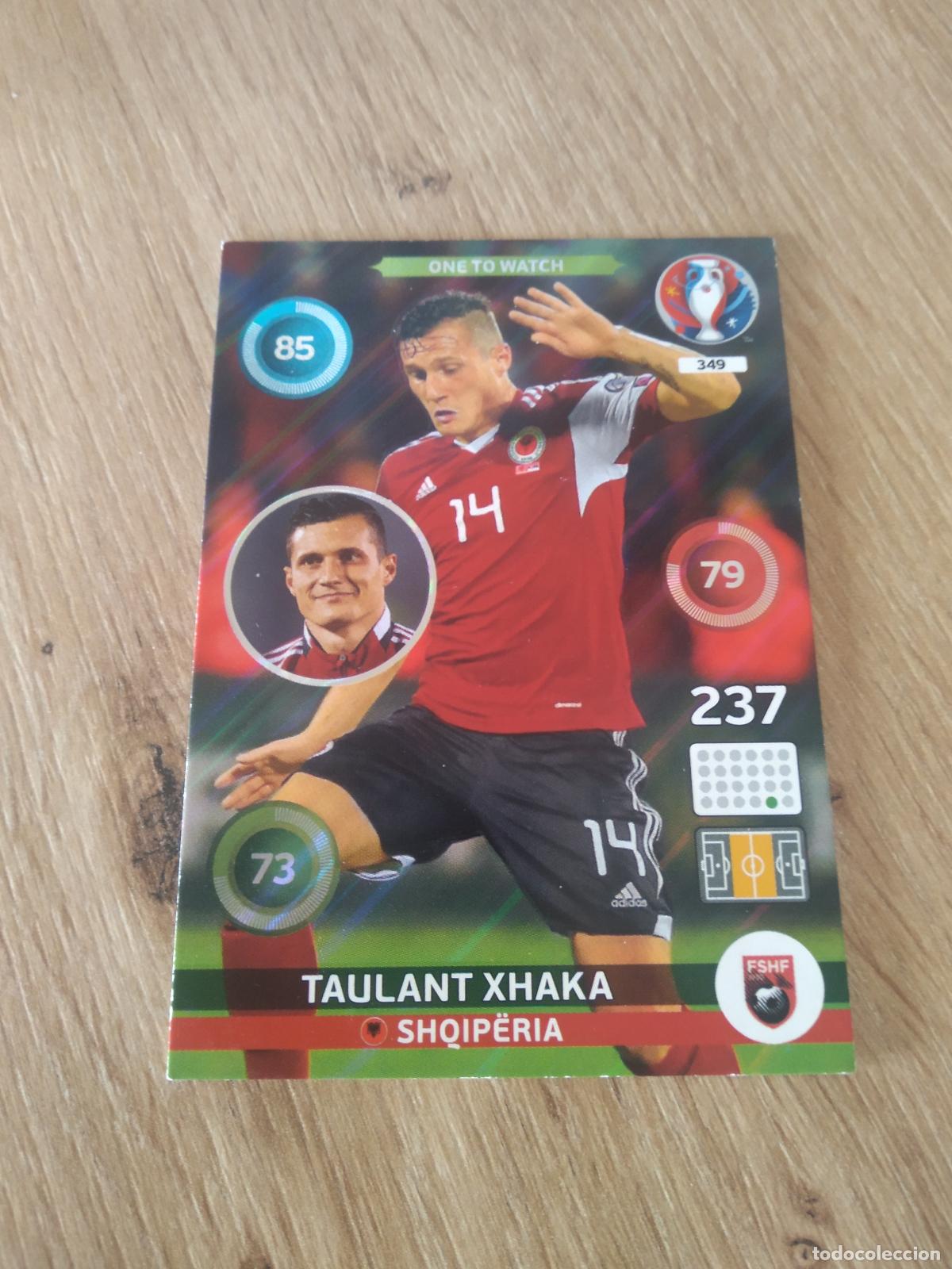 Cromos de F&uacute;tbol: 349 TAULANT XHAKA ALBANIA CROMO FUTBOL PANINI EURO 2016 EUROCOPA ADRENALYN
