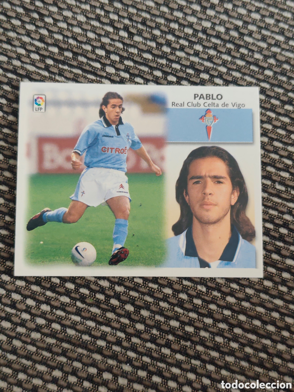 Cromos de F&uacute;tbol: BAJA PABLO CELTA DE VIGO EDICIONES ESTE 1999 2000